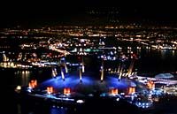 The Dome at night, London