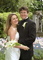 Couple in gardens